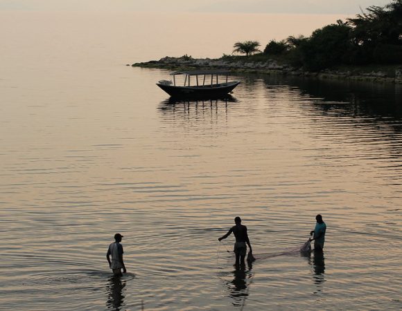 Fishing on Lake Kivu